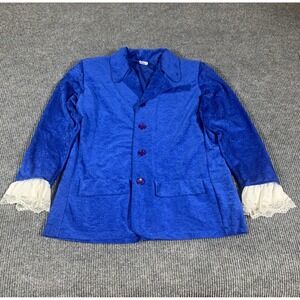 VTG Austin Powers Jacket Mens Extra Large Blue Halloween Costume Movie 90s 1999‎